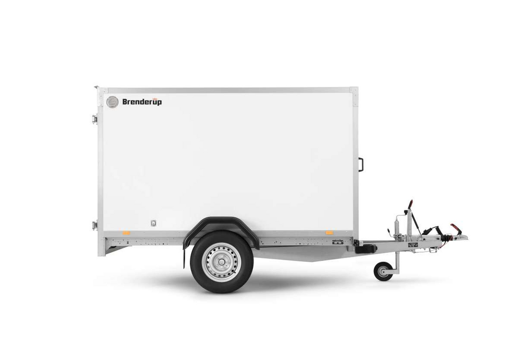 Brenderup 1150SUB500 – Kompakter Kippanhänger 500 kg – 144 × 94 cm – platzsparend lagerbar