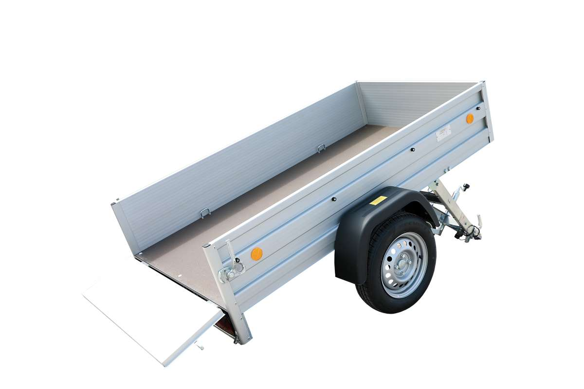 TPV KD-EU2010/75 – Aluminium-Kippanhänger 750 kg – Klappdeichsel & hochkant lagerbar – 203 × 108 cm