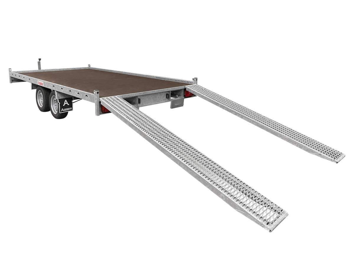 Anssems MSX 2700 Basic – Multitransporter 2700 kg mit Stahl-Rampen – 405 × 200 cm