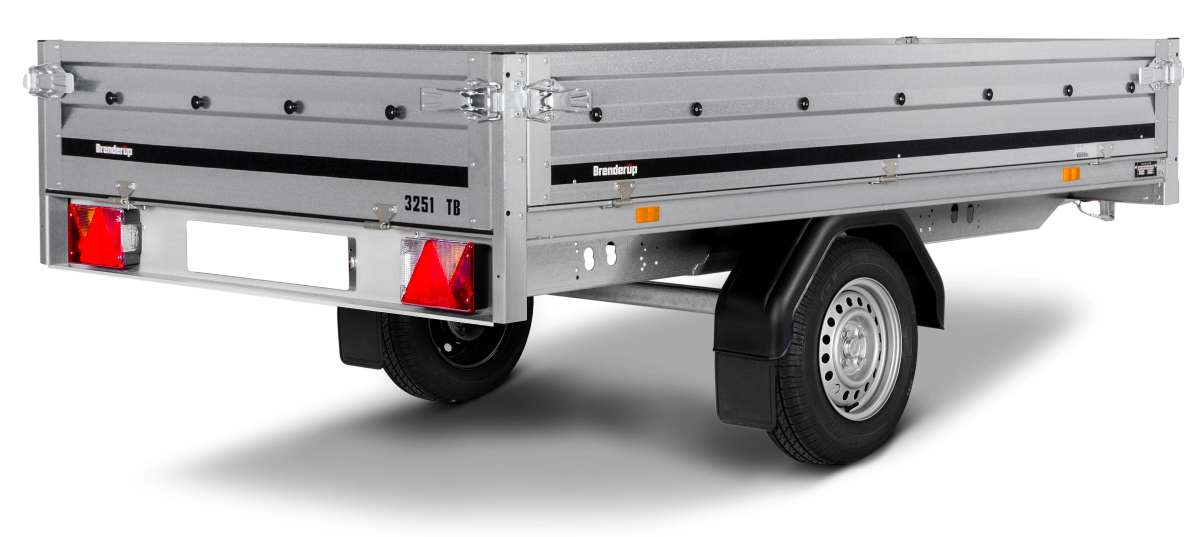 Brenderup 3251S Hochlader-Anhänger 750 kg – 250 × 142 cm