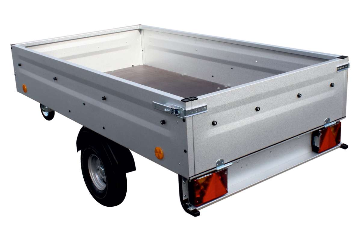 TPV HL-EU1 Hochlader-Anhänger 650 kg – 174 × 108 cm – vollverzinkt