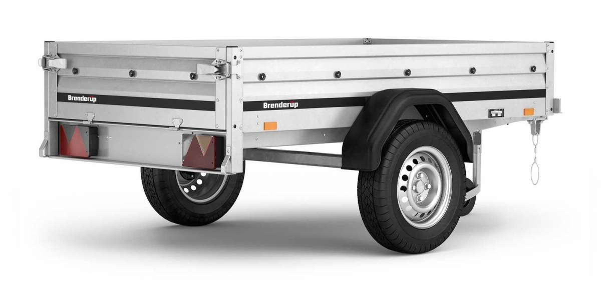 Brenderup 1205S – Kippanhänger 750 kg mit 625 kg Nutzlast – 203 × 116 cm