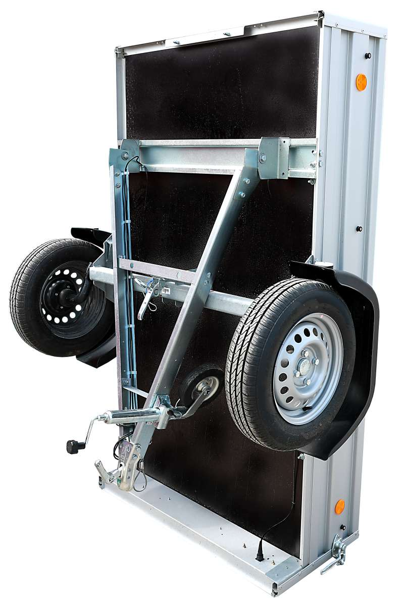 TPV KD-EU2010/75 – Aluminium-Kippanhänger 750 kg – Klappdeichsel & hochkant lagerbar – 203 × 108 cm