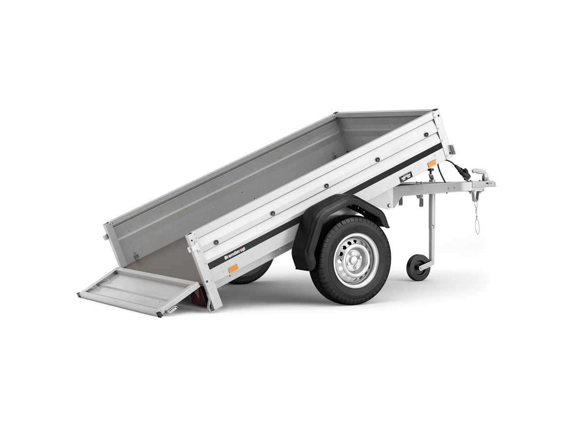 Brenderup 1205S – Kippanhänger 750 kg mit 625 kg Nutzlast – 203 × 116 cm