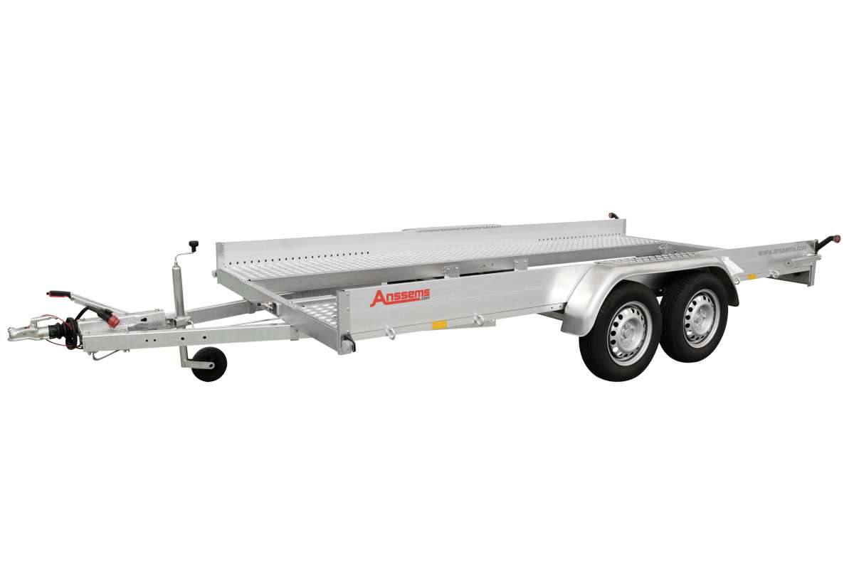 Anssems AMT 2000 ECO – Autotransporter 2000 kg mit Alu-Rampen – 400 × 188 cm