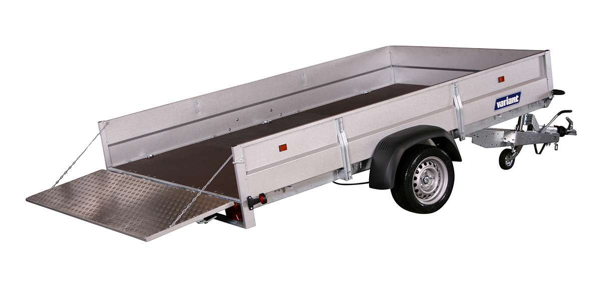 Variant 1819 F1 – Kippbarer Tieflader 1800 kg mit 15° Kippwinkel – 314 × 195 cm