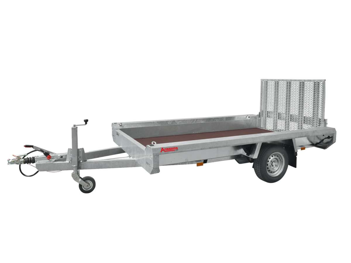 Anssems TERRAX-1 1800 Basic – Minibagger-Anhänger 1800 kg mit niedriger Ladehöhe
