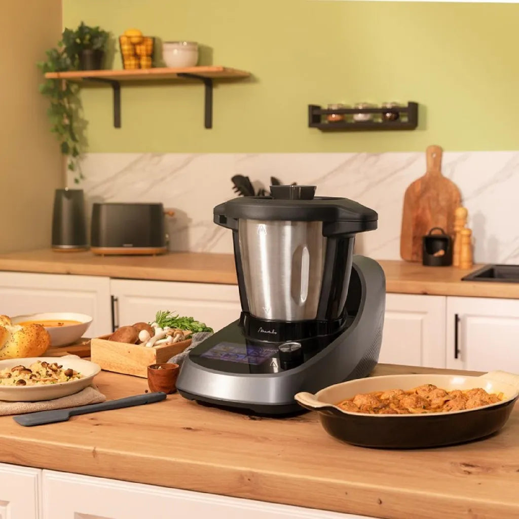 Cecotec Mambo Touch Habana – Küchenmaschine 1600W, 37 Funktionen, 3,3L, WiFi, 5" Touchscreen