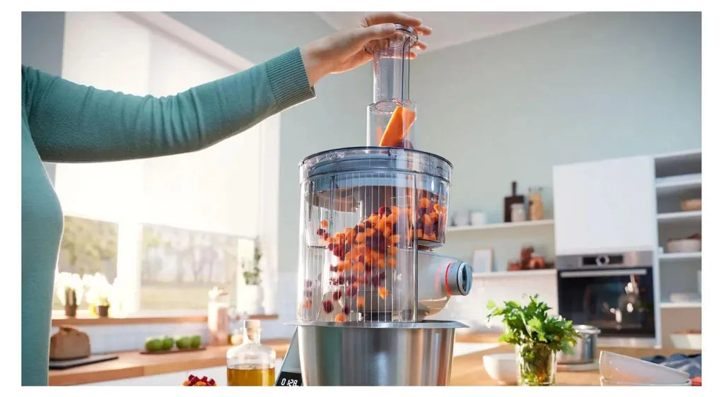 Bosch MUM5XL72 Küchenmaschine – 1000W, 3,9L Edelstahl, Waage, 3D Planetary, Fleischwolf
