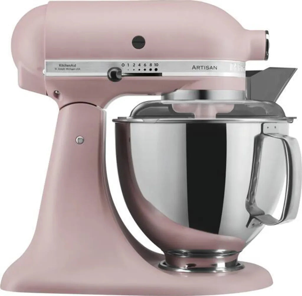 KitchenAid 5KSM175PSEDR Artisan Küchenmaschine – 4,8L, 300W, 10 Stufen, Altrosa