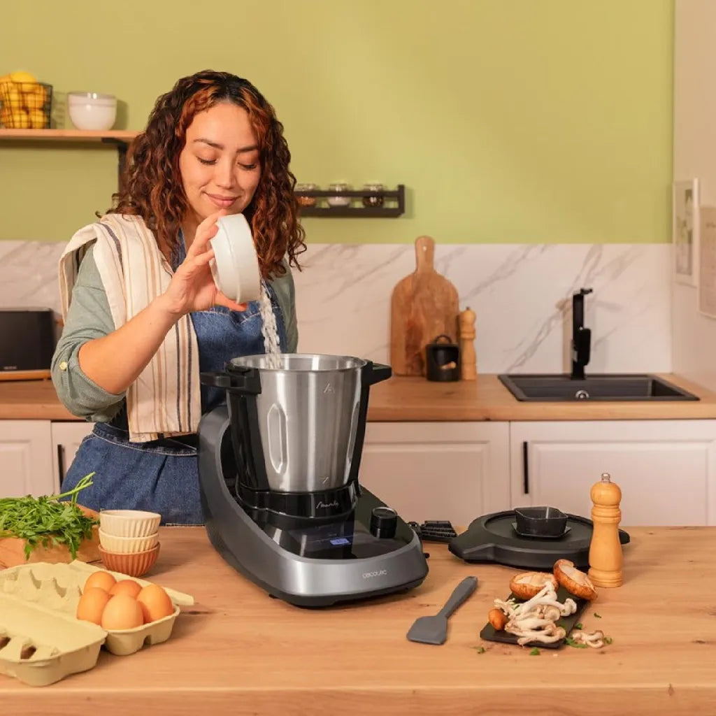 Cecotec Mambo Touch Habana – Küchenmaschine 1600W, 37 Funktionen, 3,3L, WiFi, 5" Touchscreen