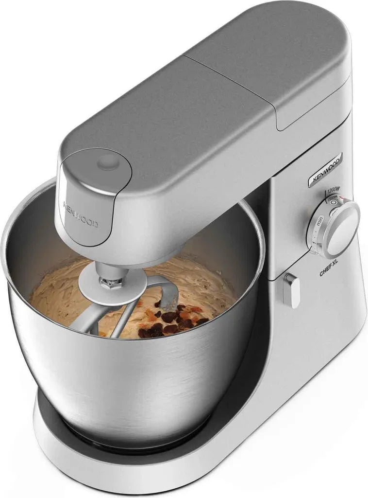 Kenwood Chef XL KVL4100S Küchenmaschine – 1200W, 6,7L Edelstahl, Patisserie-Set, Silber
