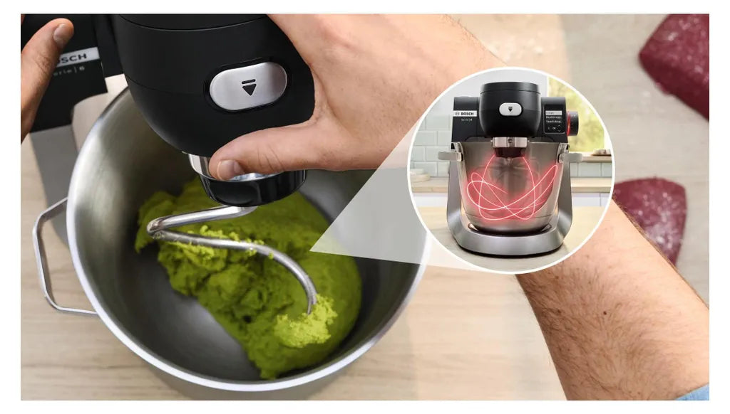 Bosch MUMS6ZS13D Serie 6 Küchenmaschine – 1600W, 5,5L, Smart Sensor, 3D Planetary, Waage