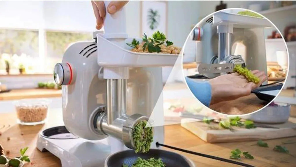 Bosch MUM5XL72 Küchenmaschine – 1000W, 3,9L Edelstahl, Waage, 3D Planetary, Fleischwolf