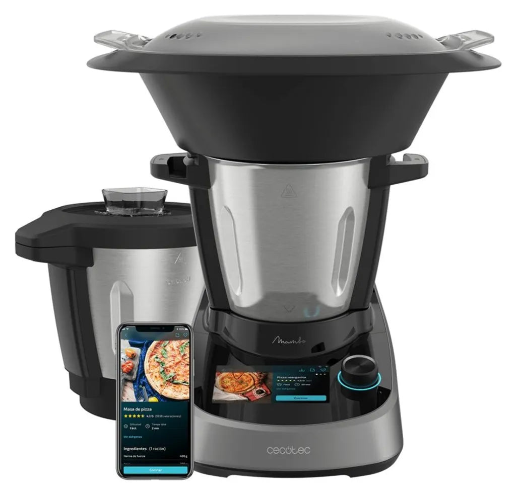Cecotec Mambo Touch Habana – Küchenmaschine 1600W, 37 Funktionen, 3,3L, WiFi, 5" Touchscreen