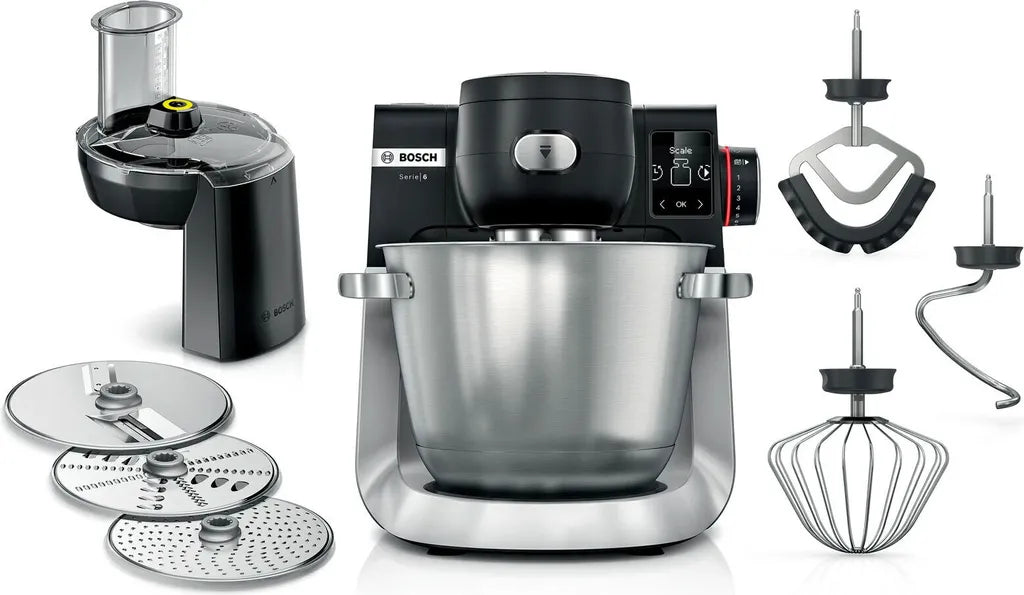 Bosch MUMS6ZS13D Serie 6 Küchenmaschine – 1600W, 5,5L, Smart Sensor, 3D Planetary, Waage