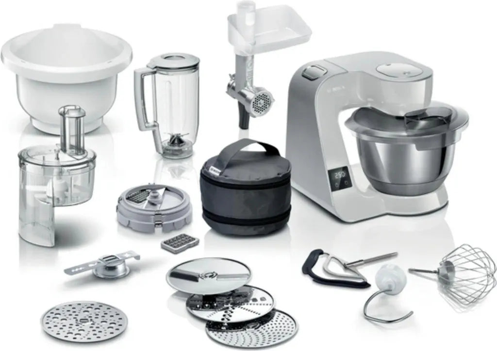 Bosch MUM5XL72 Küchenmaschine – 1000W, 3,9L Edelstahl, Waage, 3D Planetary, Fleischwolf