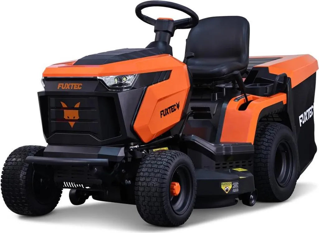 FUXTEC FX-RMT84M Rasentraktor – Aufsitzmäher 83cm, 432ccm, 280L Fangkorb, Elektrostart
