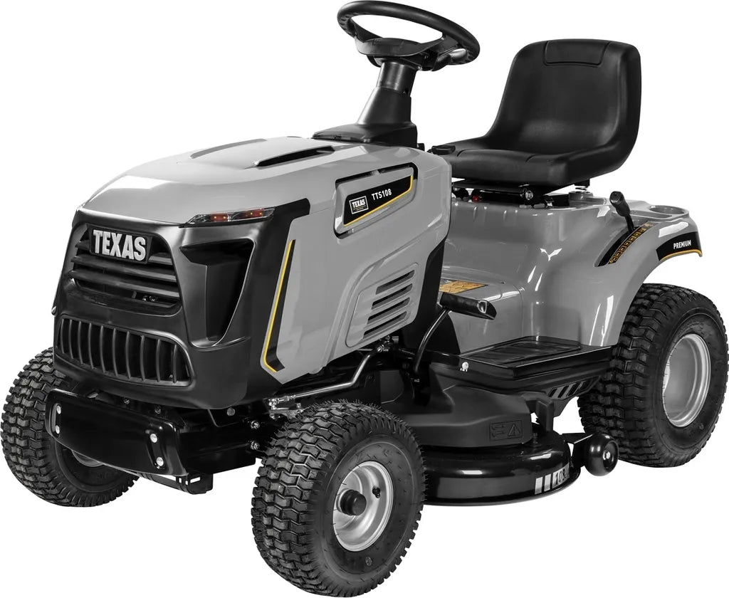 TEXAS TTS108 Rasentraktor – 108cm Schnittbreite, 432ccm 9,2kW, Elektrostart, Mulch & LED