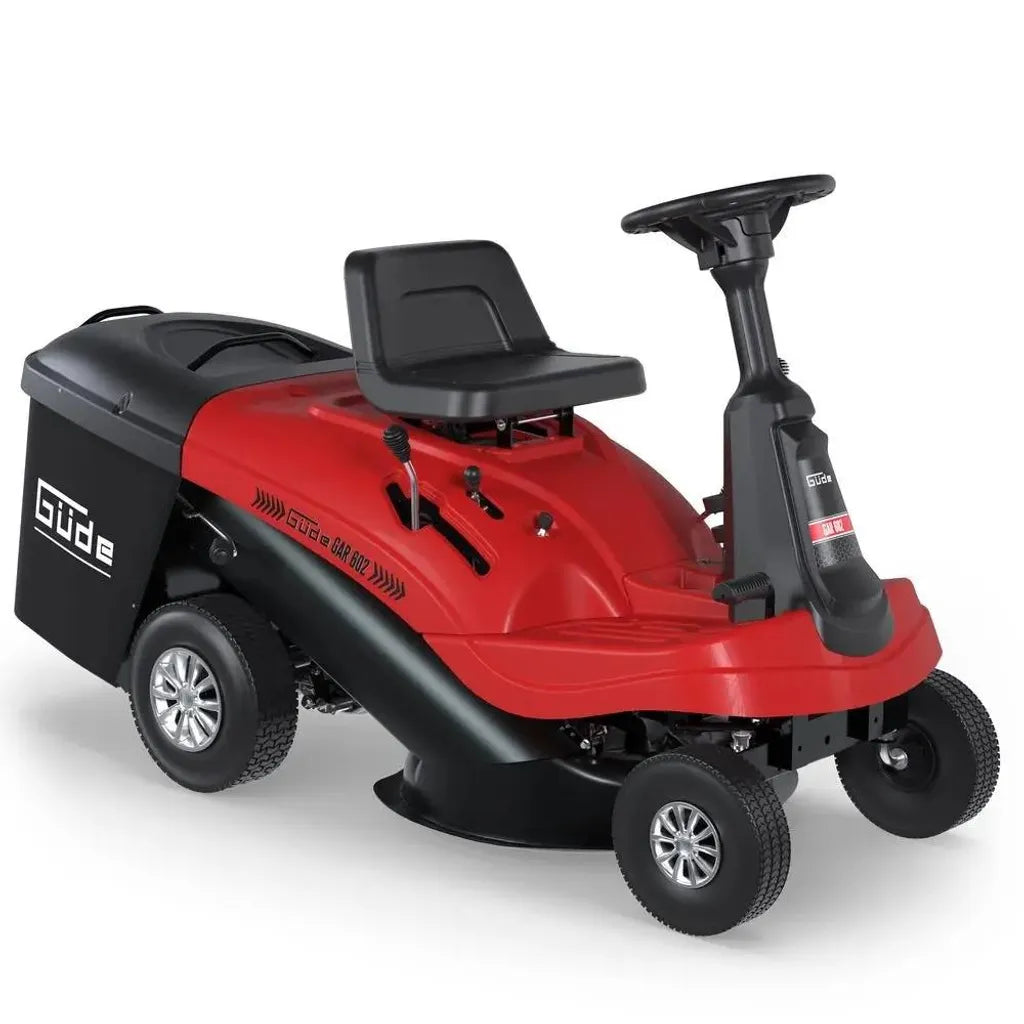 Güde GAR 602 Aufsitzrasenmäher – 61cm Schnittbreite, 6,8PS, 150L Fangsack, Elektrostart