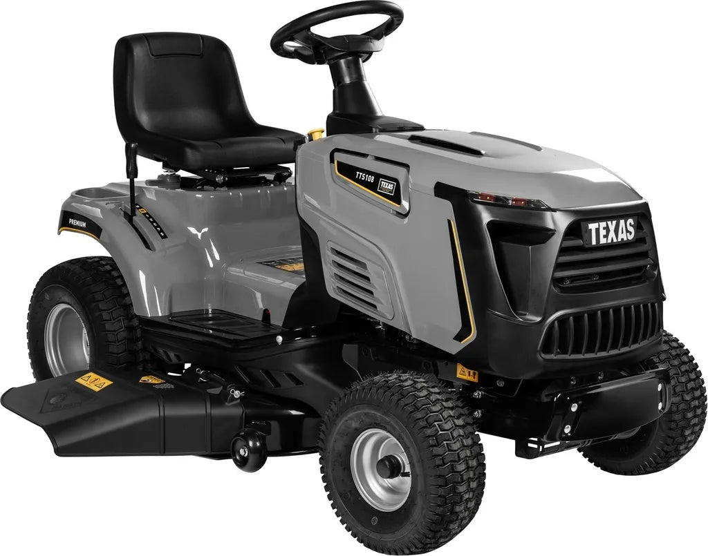TEXAS TTS108 Rasentraktor – 108cm Schnittbreite, 432ccm 9,2kW, Elektrostart, Mulch & LED